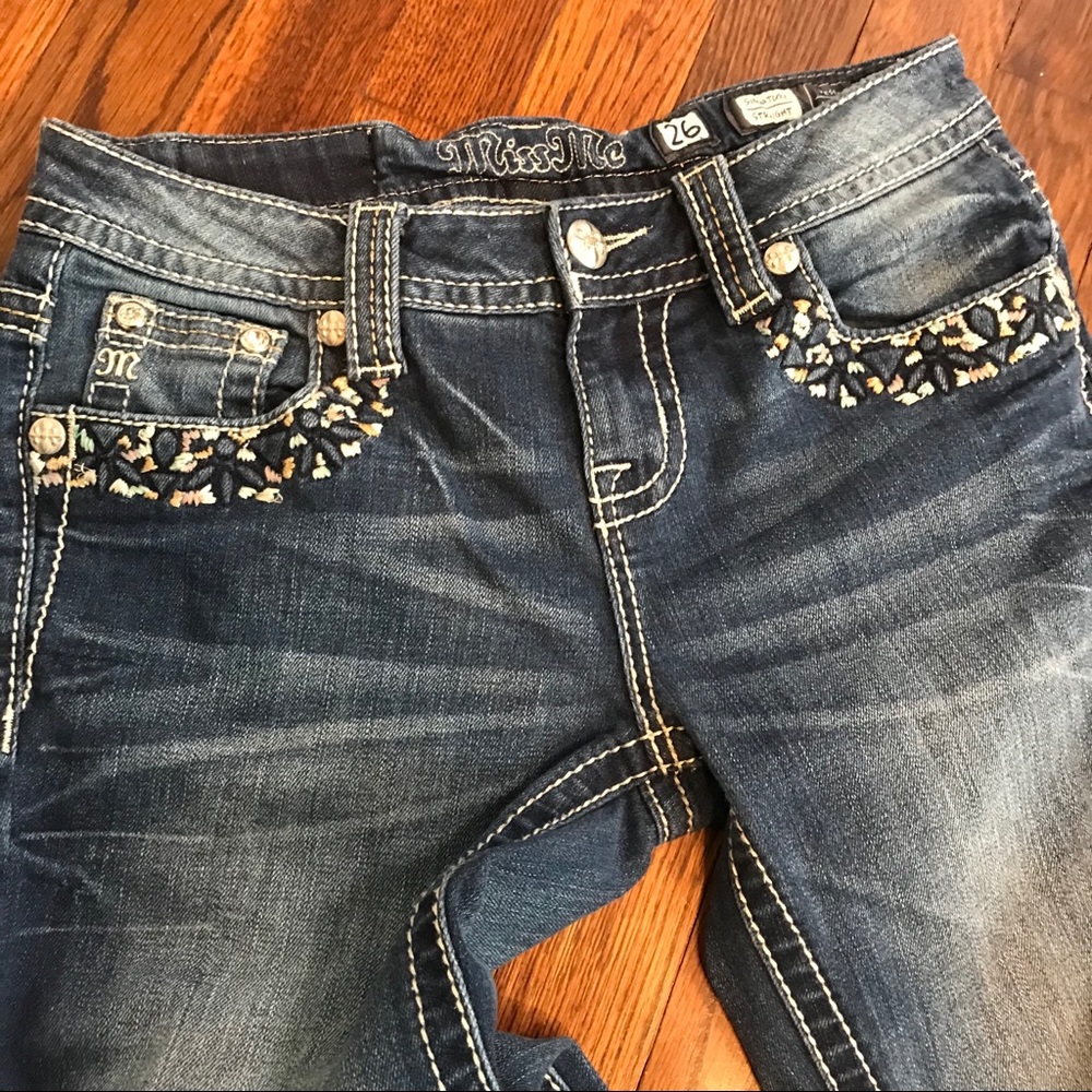 Miss Me Jeans Signature Straight SZ 26 - Picture 3 of 8